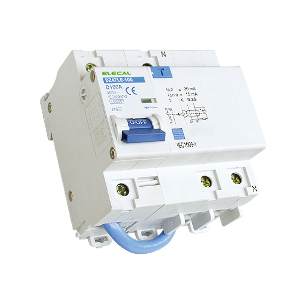 DZ47LE-100 Residual Current Operated Circuit Breaker With Over-current Protection